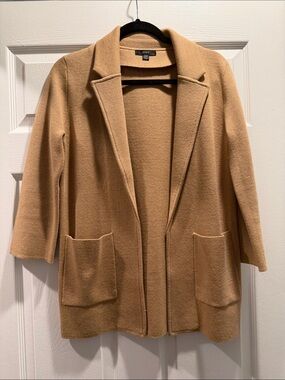 J. Crew Camel Sophie Open-Front Cardigan/Blazer